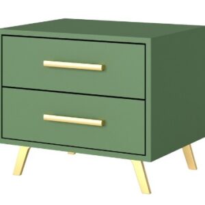 ArtStol Nočný stolík BALI | zelená