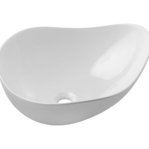 ArtCom Keramické umývadlo CLOUD E-6588 | biely lesk 51 x 39 cm