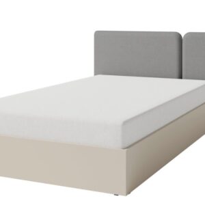 Meblar  Posteľ LUCA LC14 | béžová/dub olejovaný 120 x 200 cm