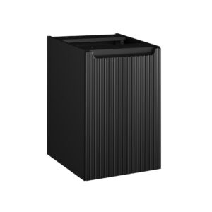 ArtCom Závesná skrinka do kúpeľne NOVA Black 81-40-1DK | s košom 40 cm