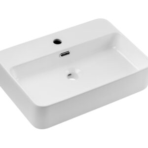 ArtCom Keramické umývadlo TRUST 2 E-6282 | biely lesk 55 cm