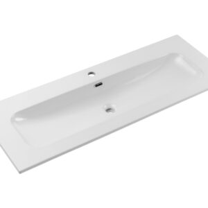 ArtCom Keramické umývadlo FLY 120 | biely lesk 120 cm