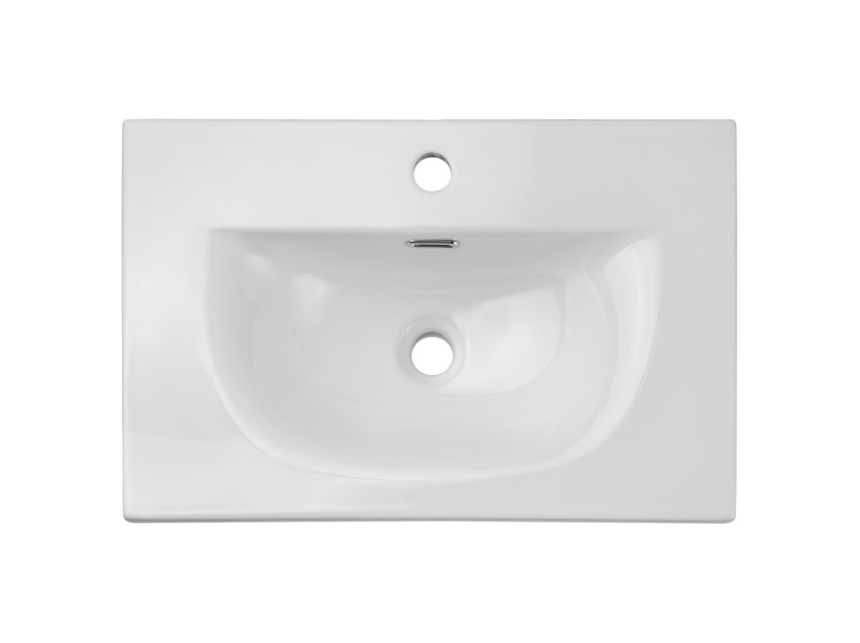 ArtCom Keramické umývadlo SKY3 60 | E-8099-3-60 | biely lesk 60 cm – Obrázok 2