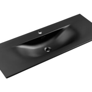 ArtCom Keramické umývadlo SKY1 120 | čierny mat 120 cm