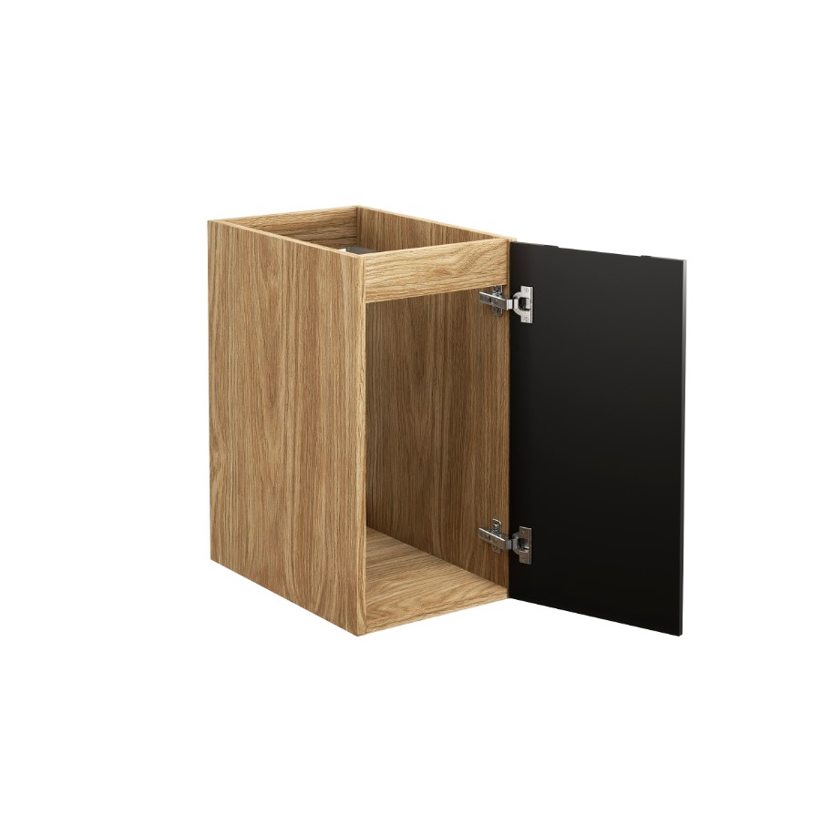 ArtCom Závesná skrinka do kúpeľne LUXOR Black 81-30-1D | 30 cm – Obrázok 3