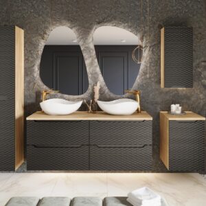 ArtCom Kúpeľňový komplet OCEAN Black 120/1