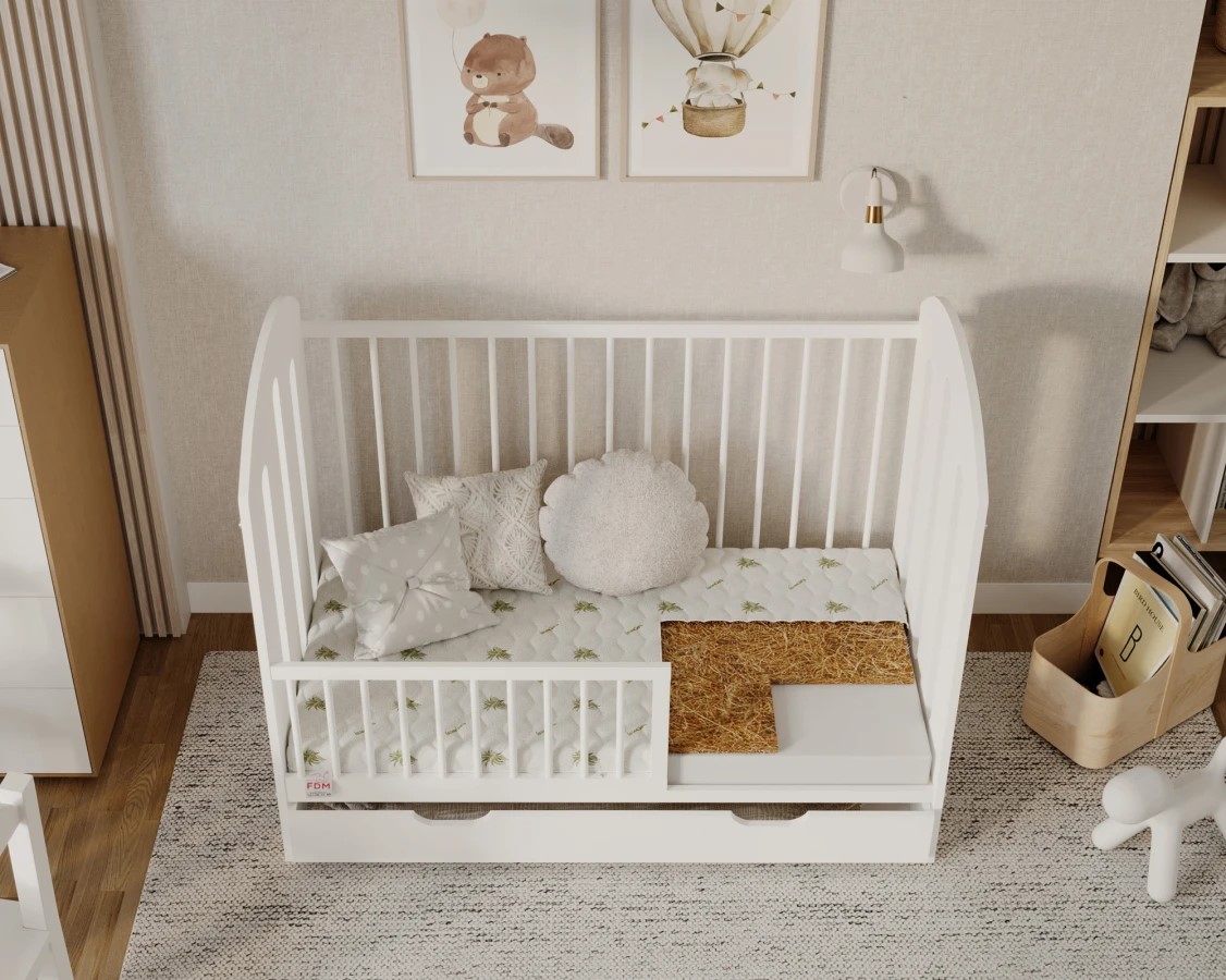 FDM Penový matrac BABY COCO Aloe | 60 x 120 cm – Obrázok 3