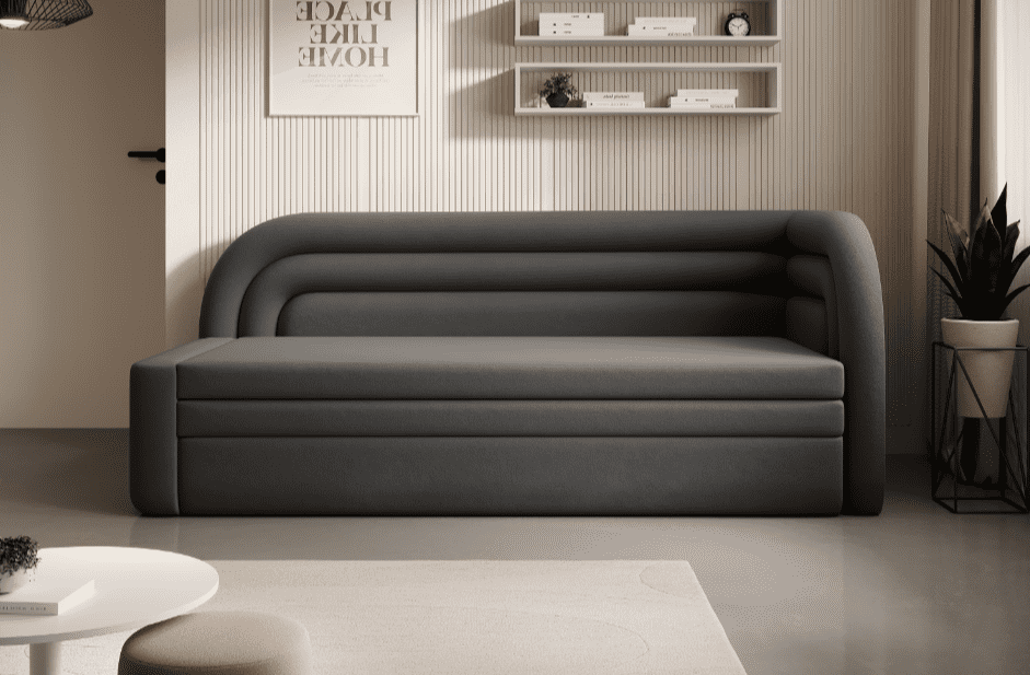 ArtElta Rozkladacia pohovka FABILLO | pravá Farba: Touch 100 / zelená – Obrázok 4