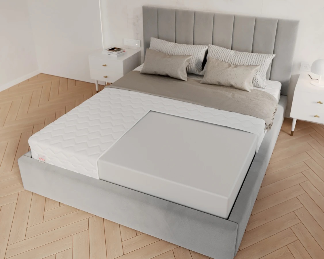 FDM Penový matrac BRESSO Microquilt | 100 x 200 cm – Obrázok 2
