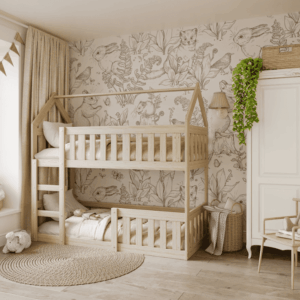 ArtAJ Detská poschodová posteľ TINNY mini | borovica 80 x 190 cm