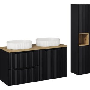 ArtCom Kúpeľňový komplet NOVA Black 120/2