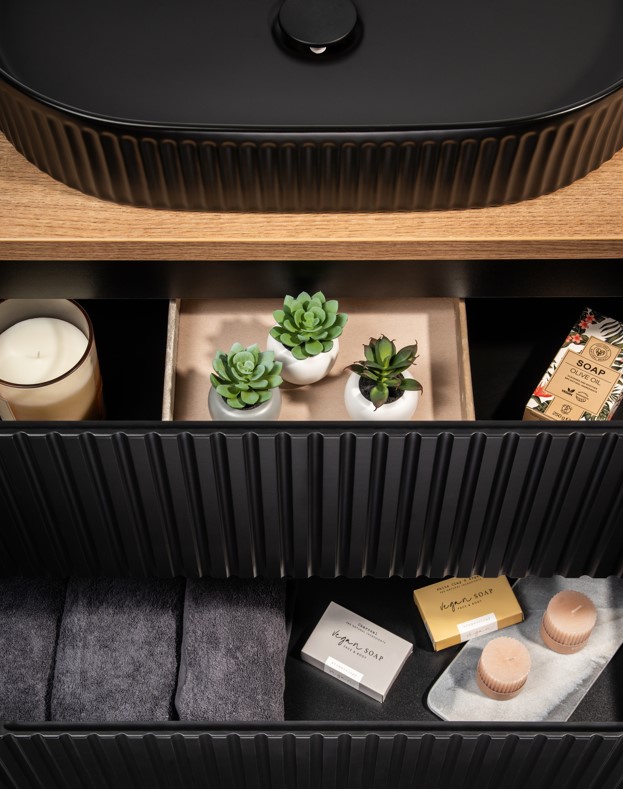 ArtCom Kúpeľňový komplet NOVA Black 80/1 – Obrázok 7