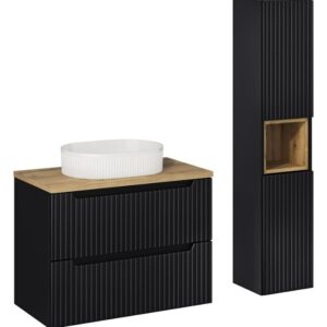 ArtCom Kúpeľňový komplet NOVA Black 80/1