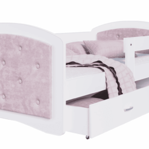 ArtAJ Detská posteľ MAGGIE G | 80 x 160 cm Farba: biela / ružová
