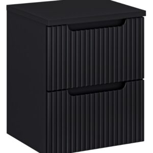 ArtCom Kúpeľňová skrinka s doskou NOVA Black D50/2 | 50 cm