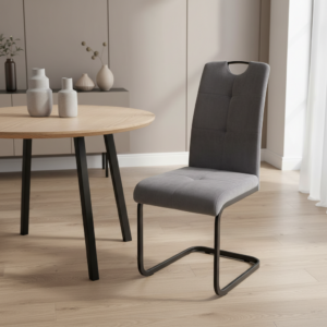 Signal Jedálenská stolička AXO VELVET | sivá