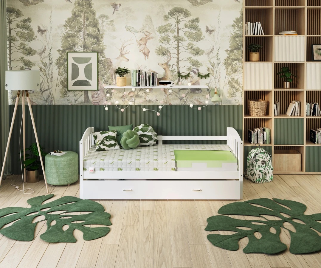 FDM Penový matrac LUIGI Aloevera | 70 x 160 cm – Obrázok 2