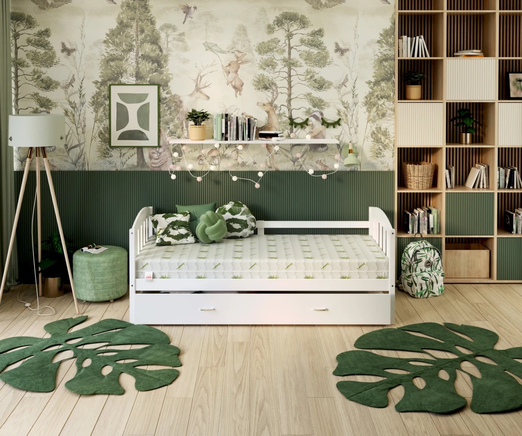 FDM Penový matrac LUIGI Aloevera | 70 x 160 cm – Obrázok 3