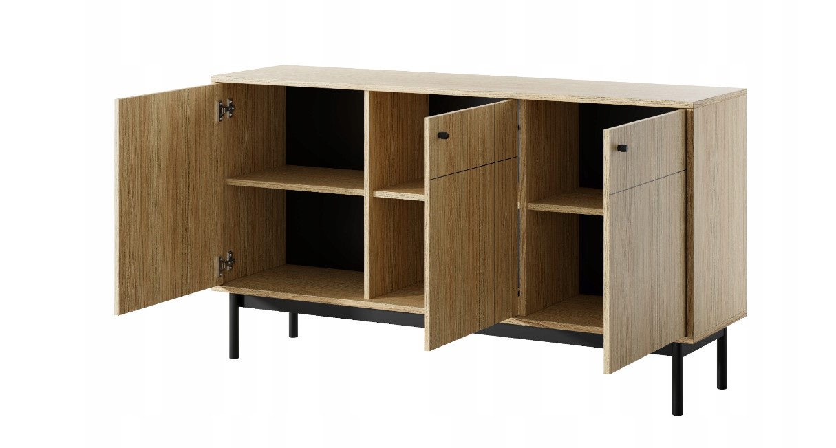 ArtPS Komoda JAPANESE K154 | oak line – Obrázok 4