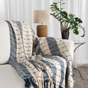 ArtFir Deka ERIE | tmavomodrá/krémová 130 x 170 cm