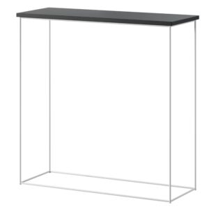 ArtAdrk Príručný stolík MILAN | biele nohy Farba: Čierna