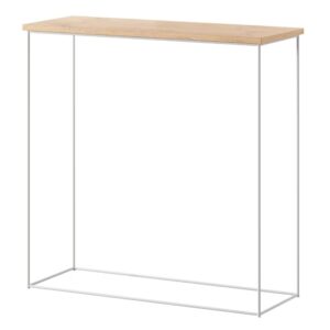 ArtAdrk Príručný stolík MILAN | biele nohy Farba: Dub Lancelot