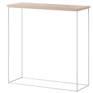 ArtAdrk Príručný stolík MILAN | biele nohy Farba: Dub artisan