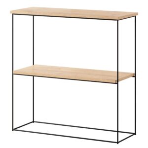 ArtAdrk Príručný stolík TONI | čierne nohy Farba: Dub Lancelot