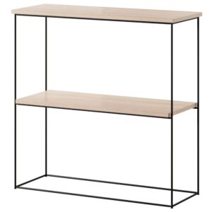 ArtAdrk Príručný stolík TONI | čierne nohy Farba: dub sonoma