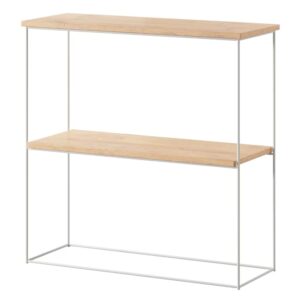 ArtAdrk Príručný stolík TONI | biele nohy Farba: Dub Lancelot