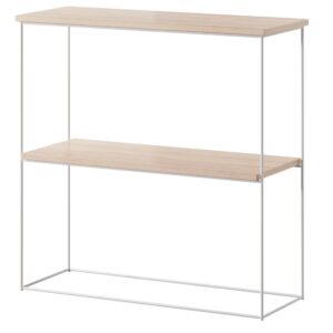 ArtAdrk Príručný stolík TONI | biele nohy Farba: dub sonoma