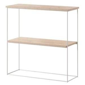 ArtAdrk Príručný stolík TONI | biele nohy Farba: Dub artisan