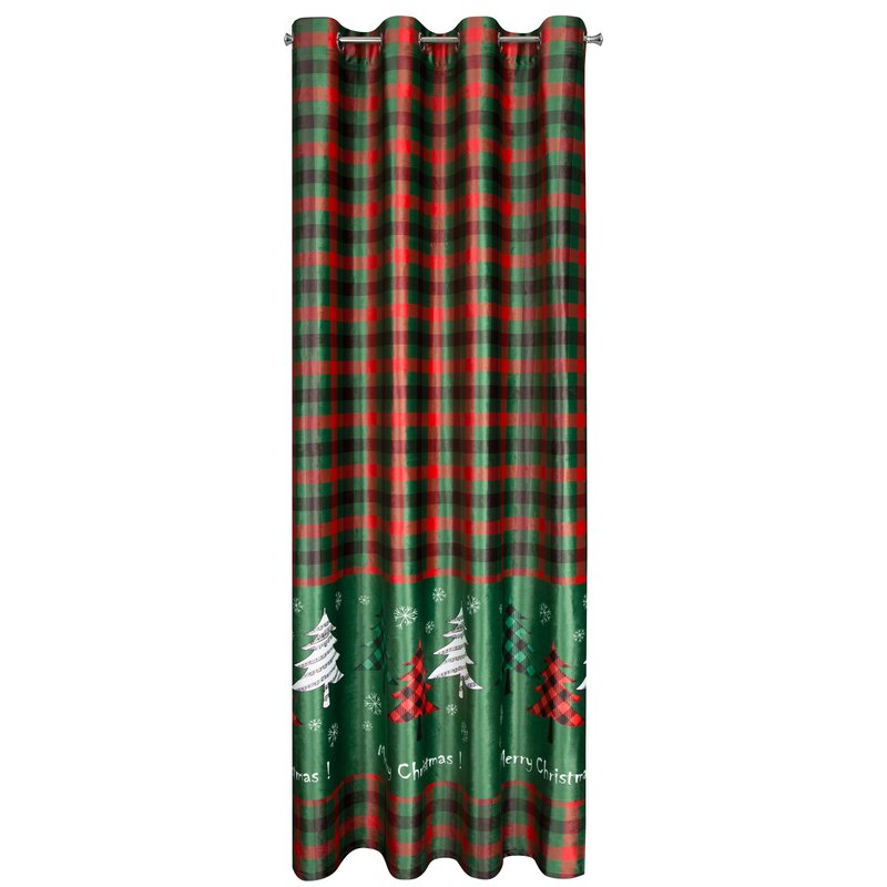 ArtFir Vianočný záves FELIKS K | červená/zelená 140 x 250 cm – Obrázok 2