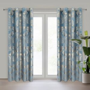 ArtFir Záves ARIA K | modrá/zlatá 135 x 250 cm