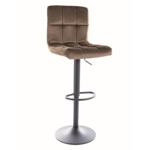Signal Barová stolička C-105 VELVET | tmavá béžová