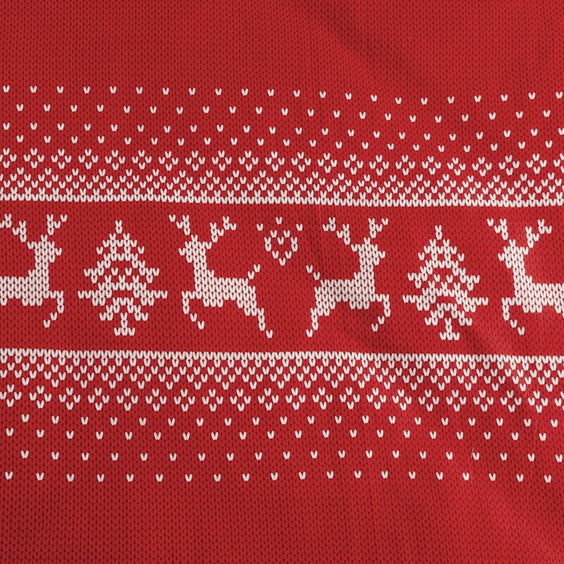 ArtFir Vianočné obliečky na dvojlôžko NOEL 02 | červená 160 x 200 cm – Obrázok 3