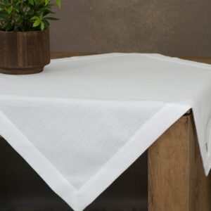 ArtFir Obrus STELLA 2 | biela 85 x 85 cm