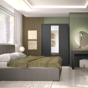 Dolmar Spálňa MORASS | čierna