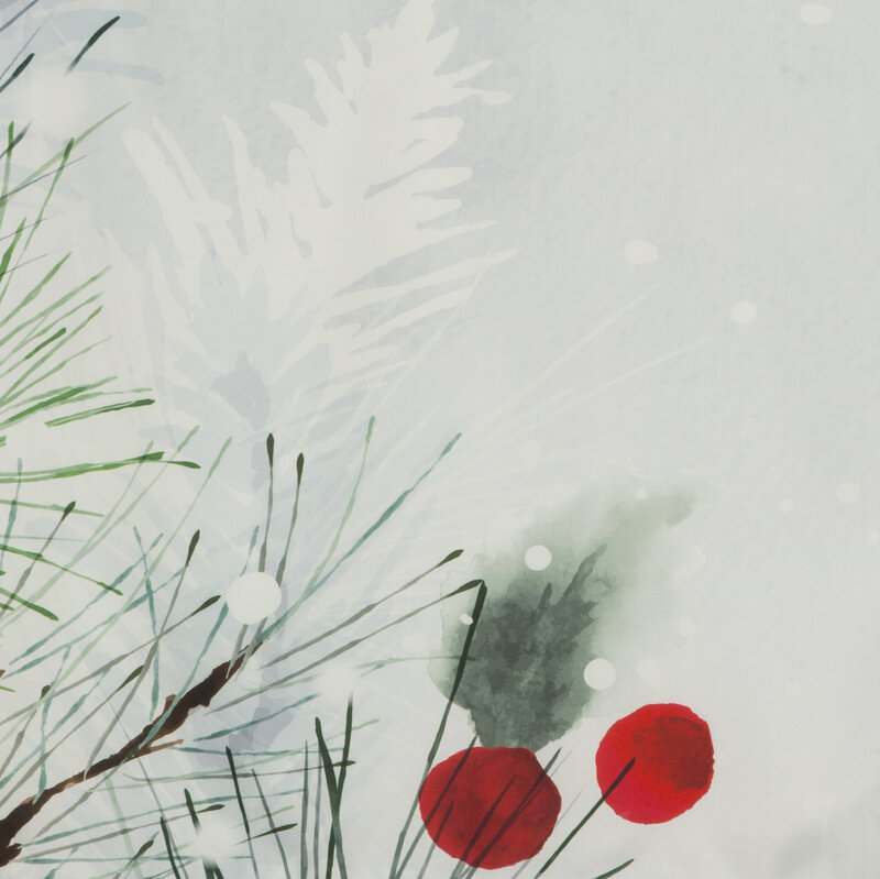 ArtFir Vianočné obliečky na dvojlôžko ROBIN | sivá/tyrkysová 220 x 200 cm – Obrázok 3
