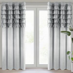 ArtFir Záves AURA K | strieborná 140 x 250 cm