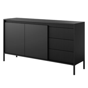 ArtLas Komoda SPIRIT 153 2D3S | čierna