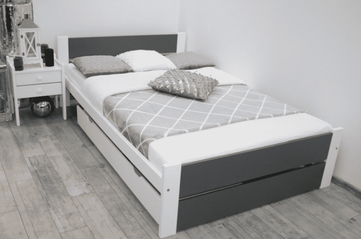 Elvisia Posteľ LEA s matracom a roštom | 120 x 200 cm Farba: dub sonoma – Obrázok 10