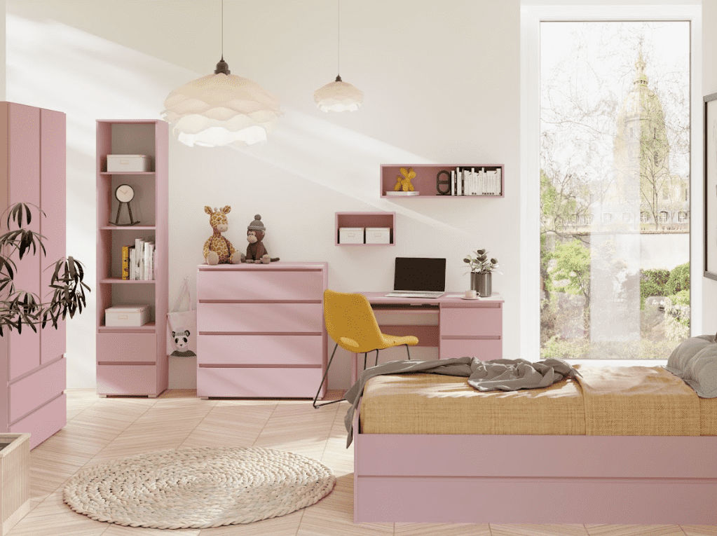 ArtMadex Polica COSMO C12 | ružová – Obrázok 2