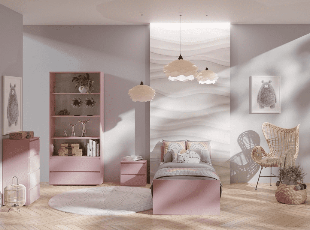 ArtMadex Polica COSMO C12 | ružová – Obrázok 3