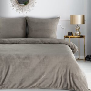 ArtFir Obliečky na jednolôžko FLANO 2 | béžová 140 x 200 cm