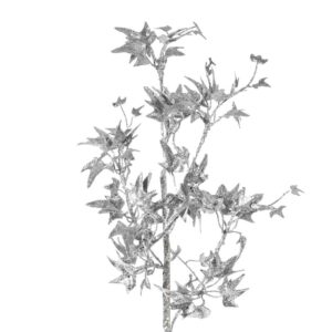 ArtFir VIanočná vetvička 29 | strieborná 78 cm