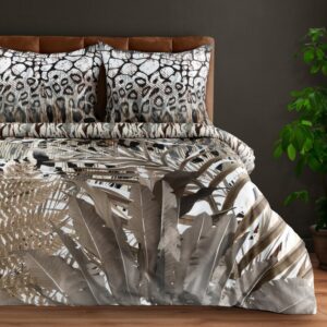 ArtFir Obliečky na dvojlôžko EVA 14 | hnedá/béžová 220 x 200 cm