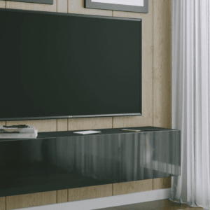 ArtExt Závesný TV stolík JOY | 150 cm Farba: R3 čierny lesk