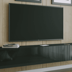 ArtExt Závesný TV stolík JOY | 200 cm Farba: R3 čierny lesk