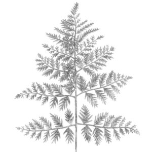 ArtFir Vianočná vetvička 217A | biela 20 x 38 cm